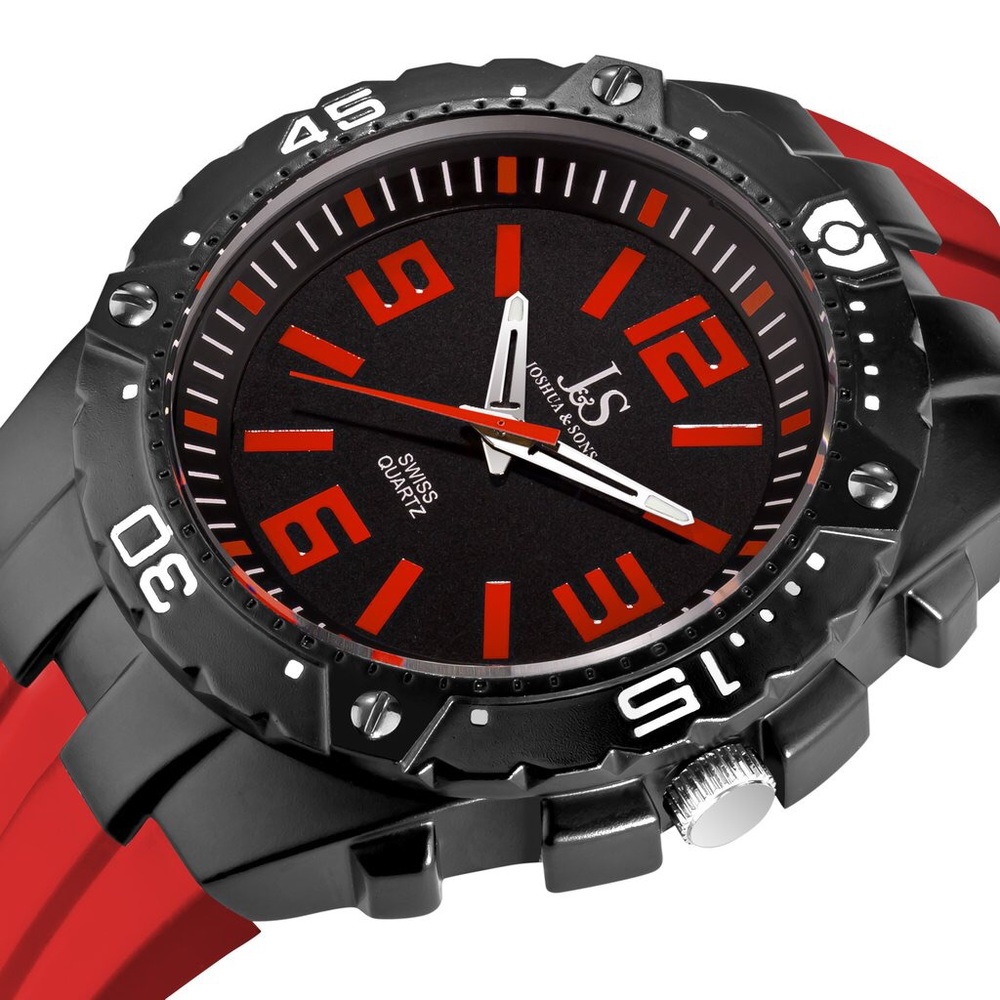 Joshua & Sons Men's JS65 Analog Swiss Quartz Watch - Picture 2 of 4